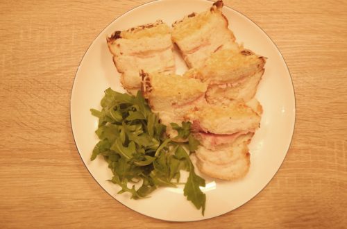 Croque Cake jambon et mozzarella