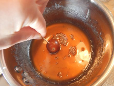 sucettes de tomates cerises