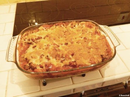 gratin of bolognaise gnocchis