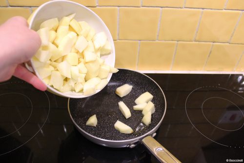 Caramelized apple cake